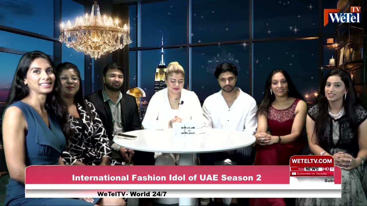 International Fashion Idol UAE, with Moon Mukarjee on WeTel TV