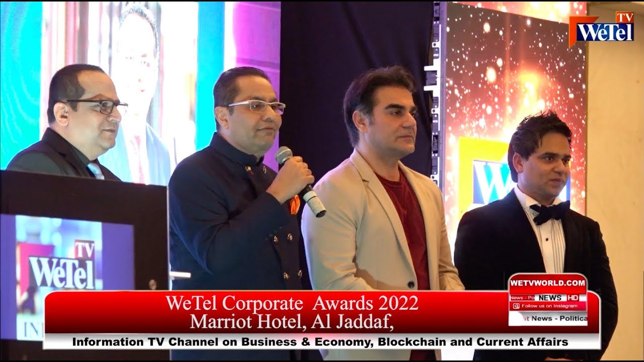 WeTel Corporate Awards 2022, Marriot Al Jaddaf, Dubai