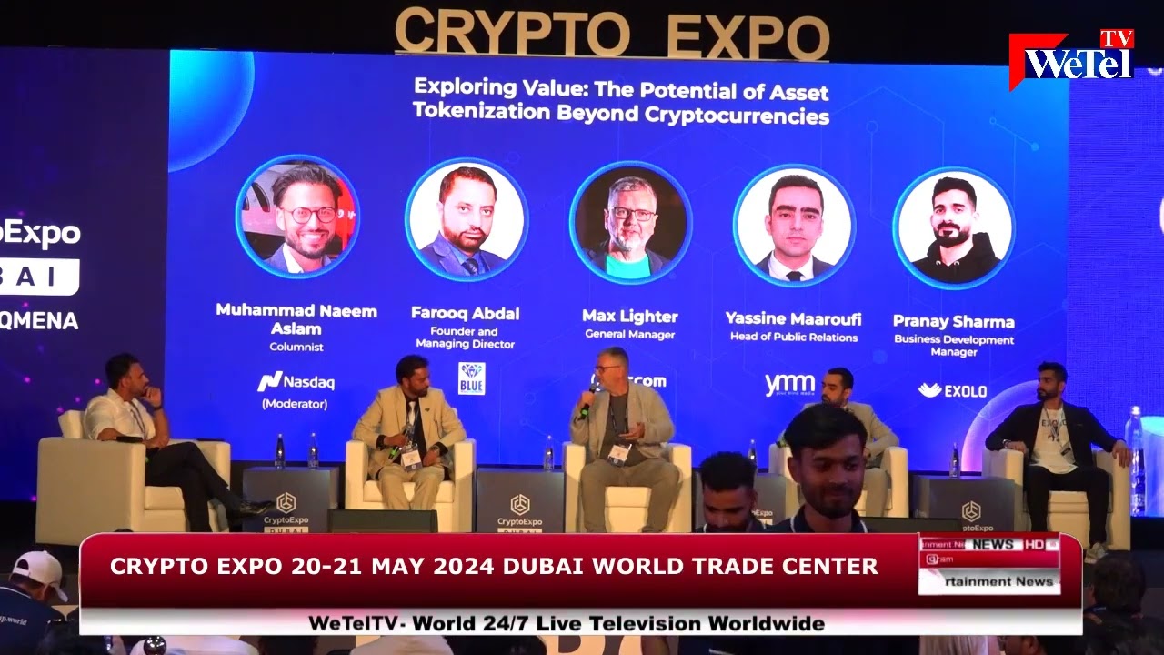 Day 2 – Crypto Expo Dubai May 2024 – WeTel TV UAE