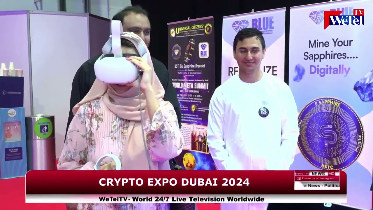 Crypto Expo Dubai World Trade Center 21 & 22 May 2024 WeTel TV UAE