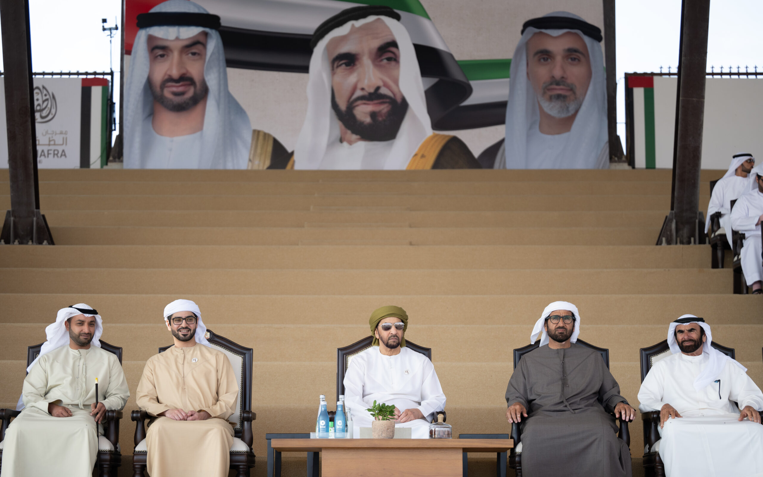  Hamdan bin Zayed honours winners of Al Dhafra Festival Camel Mazayna