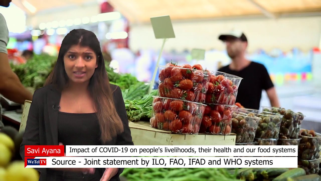 Impact of COVID-19 on people’s livelihoods, their health and our food systems