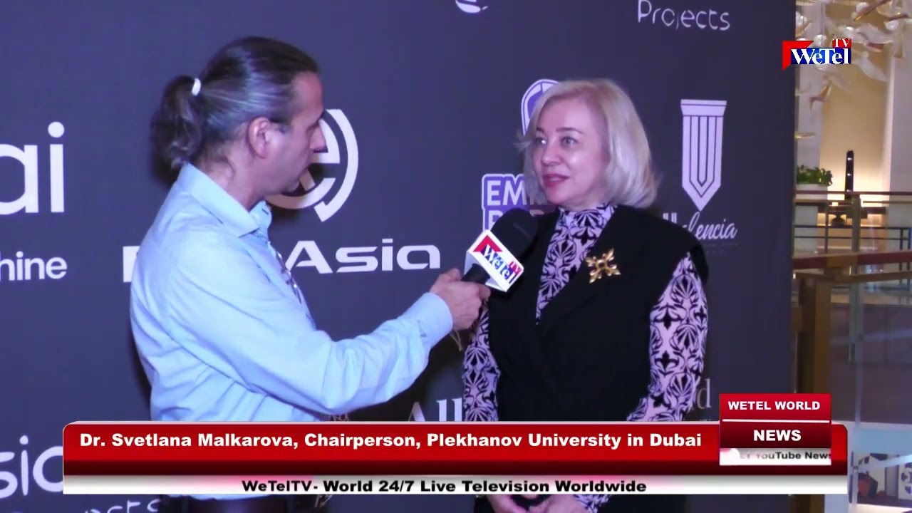 EurAsia Awards 2024, Dr. Svetlana Malkarova, Chairperson, Plekhanov University in Dubai, WeTel News