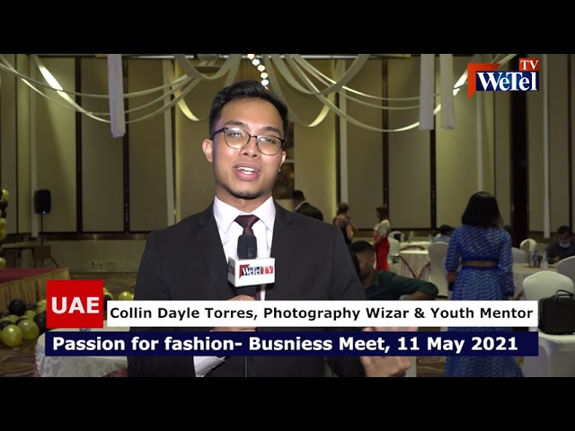 Passion For Fashion, Business Meet on WeTel TV UAE