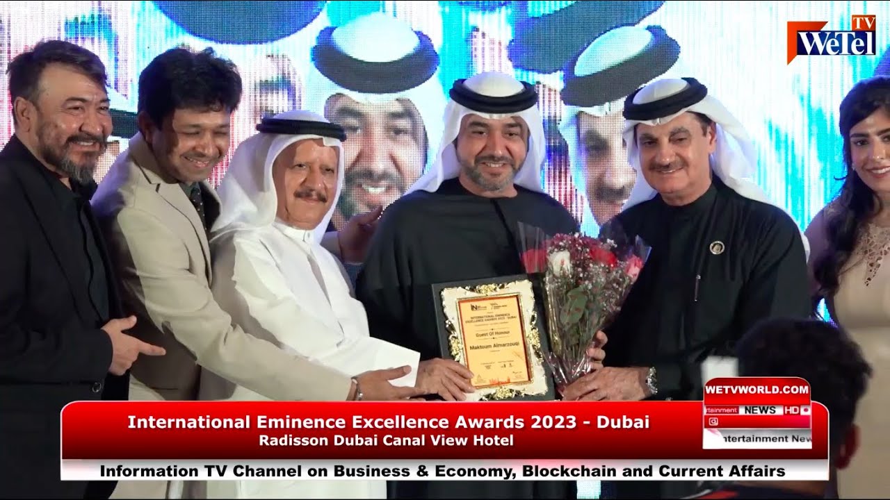 International Eminence Excellence Awards 2023, Radisson Blue Dubai Canal View, Dubai