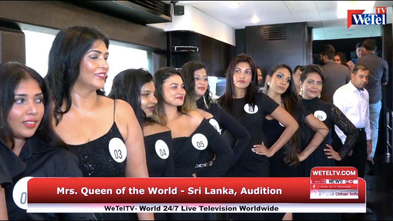  Auditions for Mrs. Queen of the World – Sri Lanka #dubai #fashion #audition  #srilanka