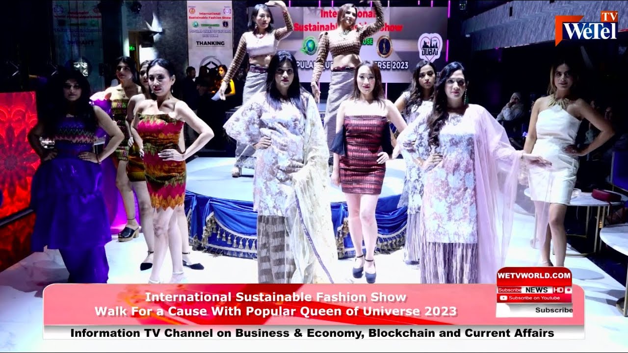 International Sustainable Fashion Show – Walk for a cause with Popular Queen of Universe – 2023