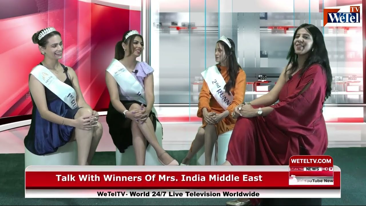 Talk with Winners of Mrs. India Middle East