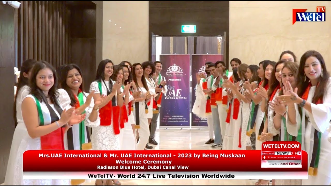  Mrs. UAE International & Mr. UAE International – 2023 By Being Muskaan Events, Welcome Ceremony