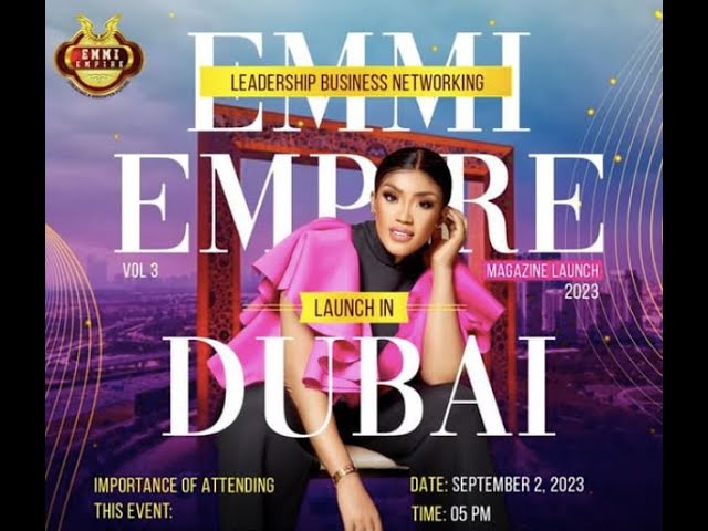 Emmi Empire Magazine Launch, Dusit Thani Dubai on WeTel TV UAE