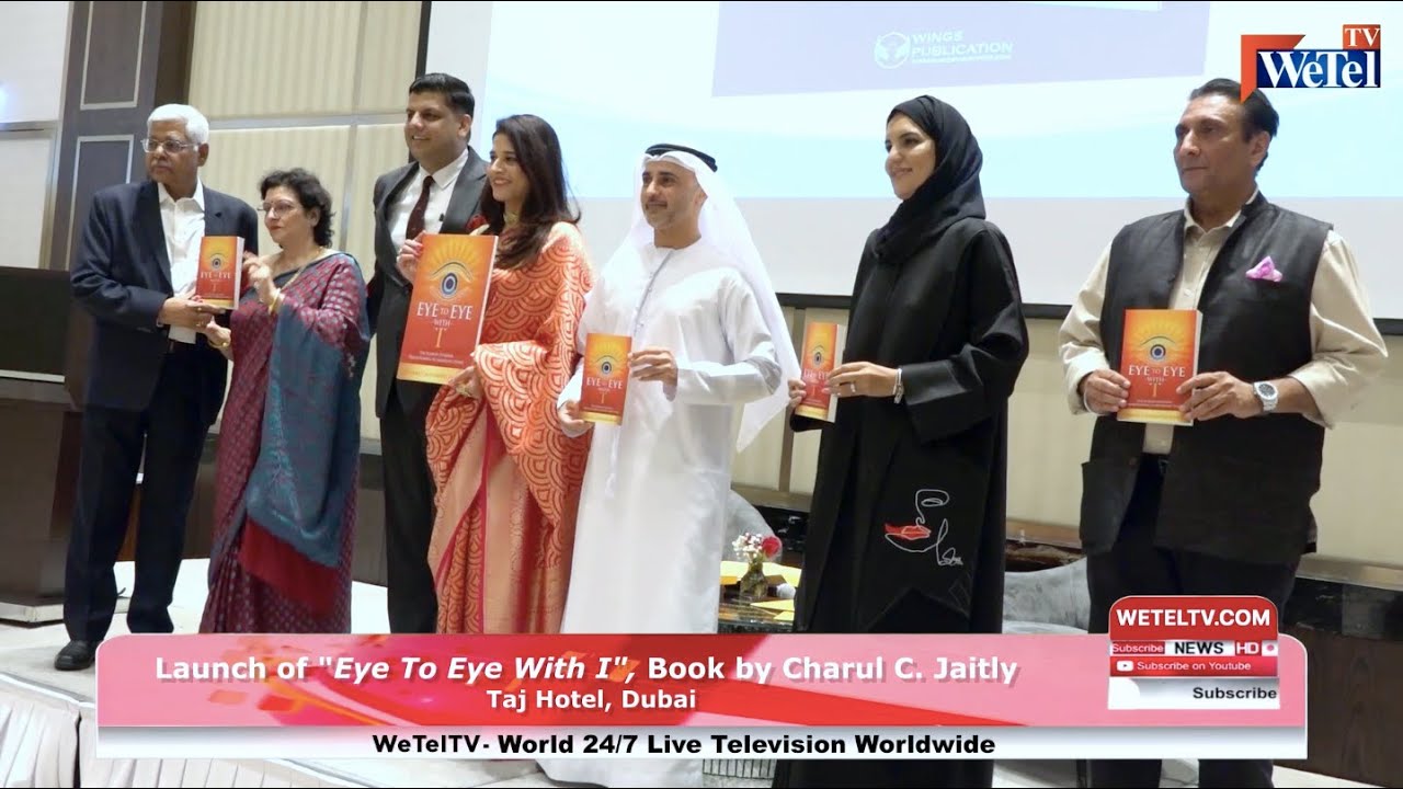 Launch of “Eye to Eye With I” Book By Charul C. Jaitly, Taj Hotel Dubai