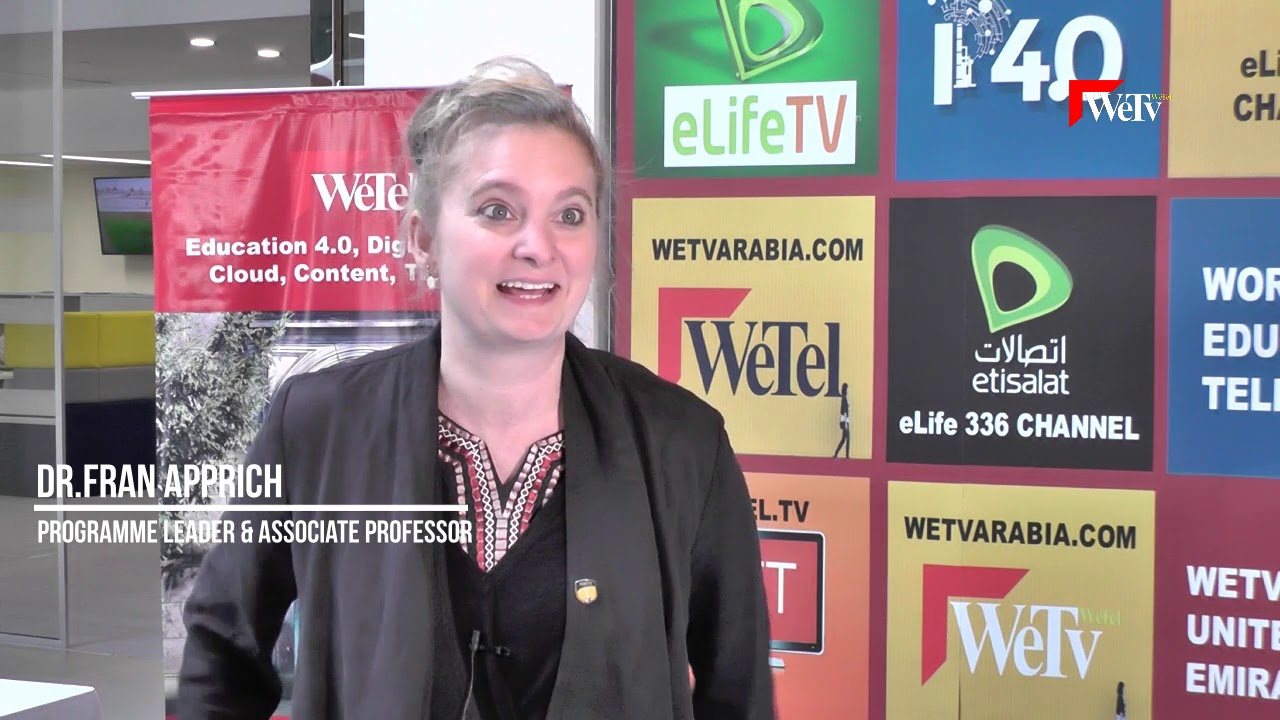 Dr Fran Apprich Associate Professor Amity University Dubai – Being An Educationist, WeTv by WeTel