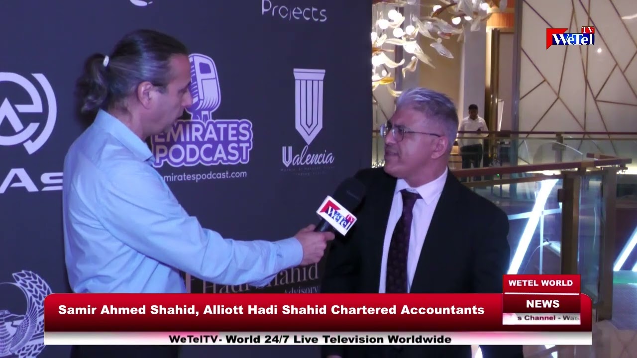 EurAsia Awards 2024, Samir Ahmed Shahid, Alliott Hadi Shahid Chartered Accountants, on WeTel News