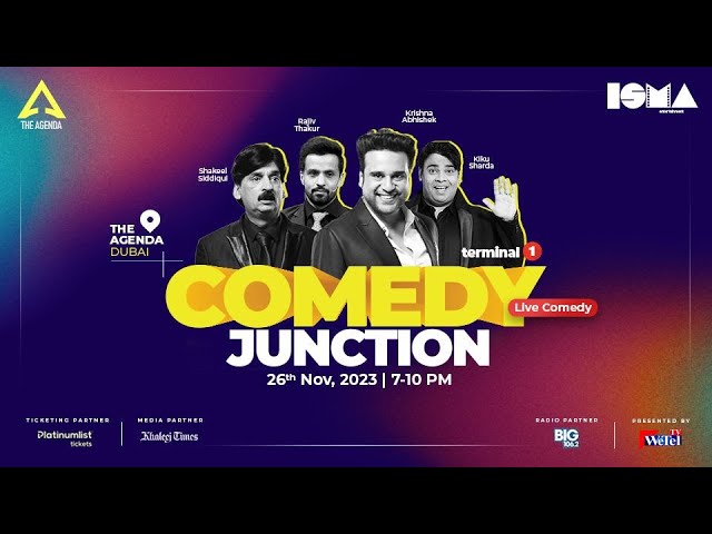 WeTel Presents Comedy Junction Terminal-1 Dubai 2023