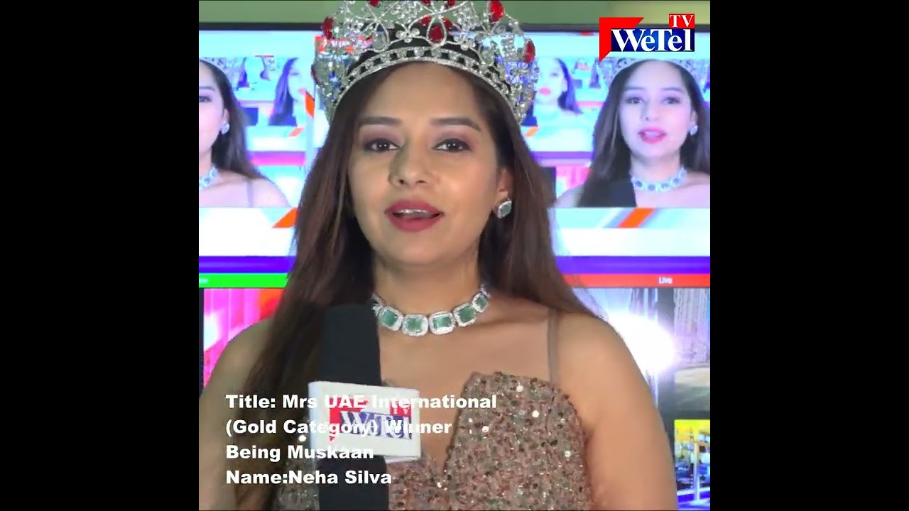  Being Muskaan Mrs UAE International Dubai on WeTel TV