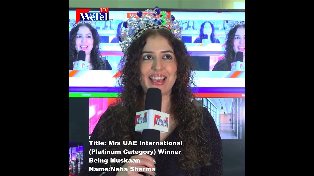  Being Muskaan Mrs UAE International Dubai on WeTel TV