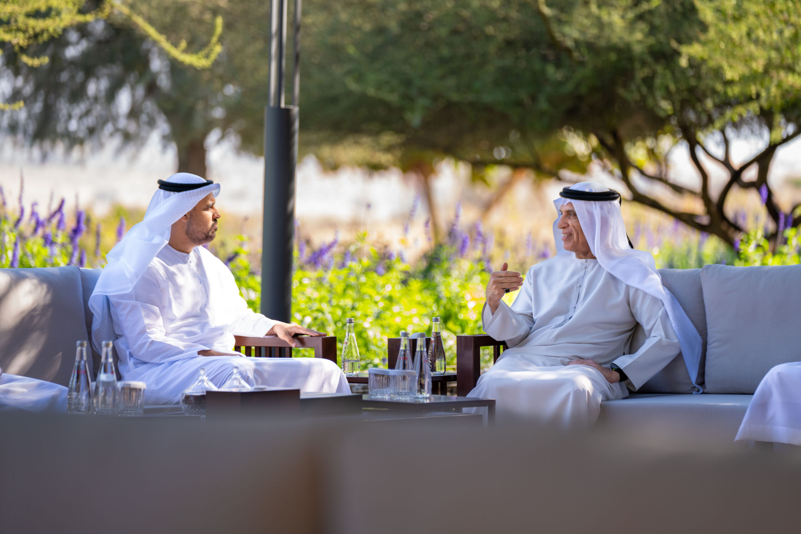  Ruler of Ras Al Khaimah, Theyab bin Mohamed bin Zayed discuss Al Rams area development plan