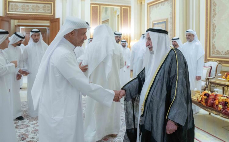  Sharjah Ruler continues to receive Ramadan well-wishers