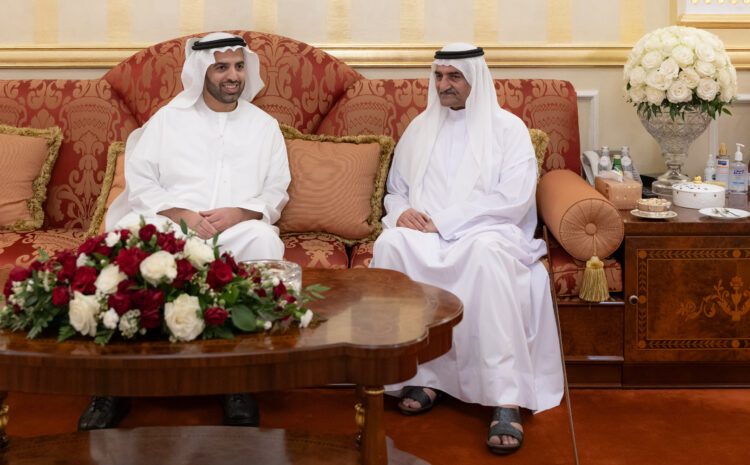  Hamad Al Sharqi receives RAK Crown Prince, Ramadan well-wishers