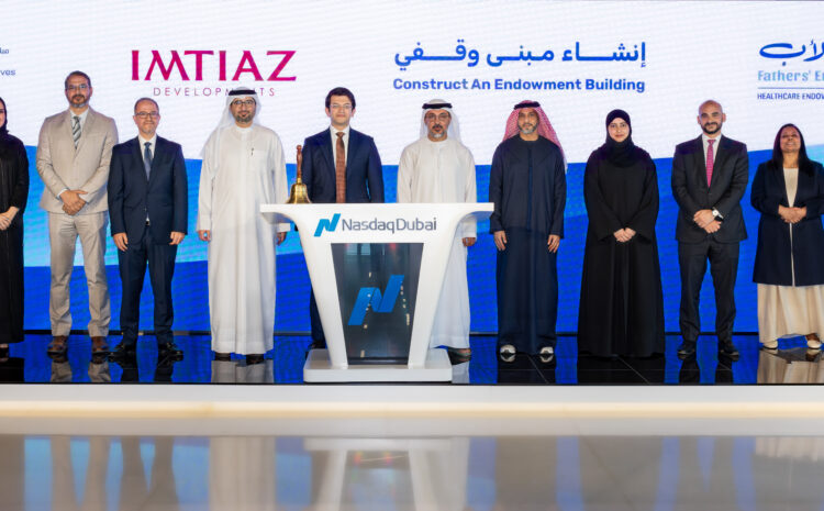  Imtiaz Developments rings Nasdaq Dubai’s bell to mark AED50 million contribution to Fathers’ Endowment campaign 