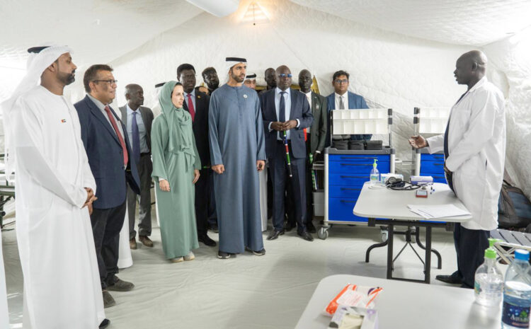  Following directives of UAE President, UAE inaugurates Madhol Field Hospital in South Sudan