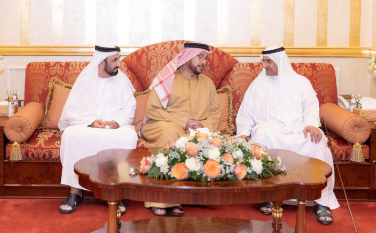  Fujairah Ruler receives Ramadan well-wishers