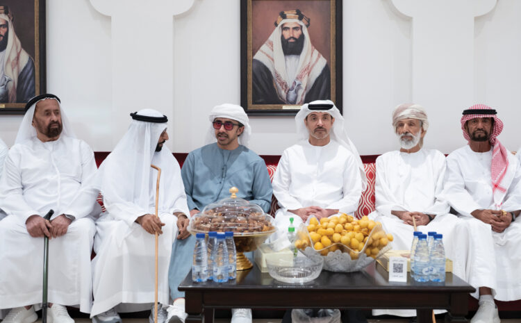 Hazza bin Zayed, Abdullah bin Zayed offer condolences on passing of Awad Saeed Suwailem Al Ketbi 