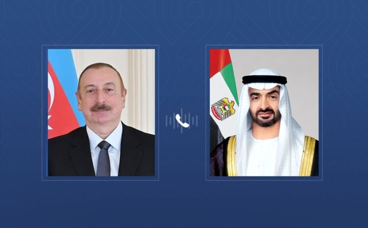  UAE President receives phone call from Azerbaijani President 
