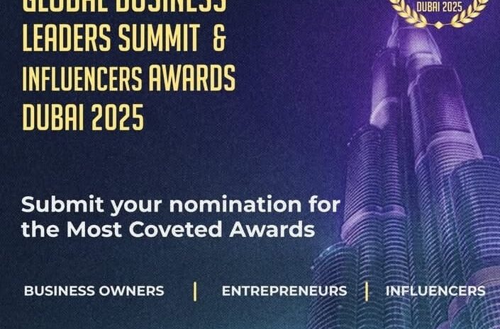  Global Business Leaders Summit & Influencers Awards Dubai 2025