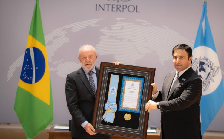  Brazilian President visits INTERPOL headquarters in Lyon, commends vital role it plays under leadership of UAE’s Ahmed Al-Raisi 