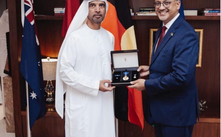  Major General  (Ret.) Mubarak Al Neyadi honoured with Australian Military Medal 
