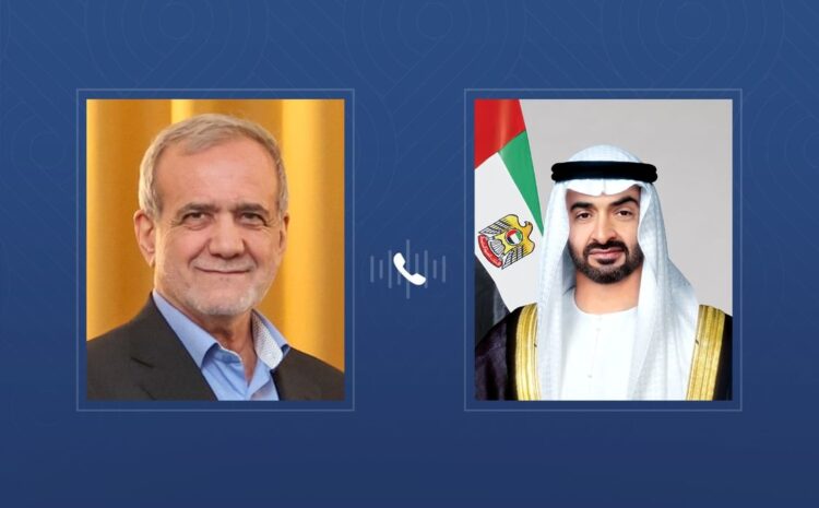  UAE, Iranian Presidents discuss latest regional developments 